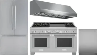 4 Piece Package Includes Refrigerator, Range, Hood And Dishwasher