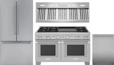 4 Piece Package Includes Refrigerator, Range, Hood And Dishwasher