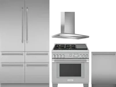 4 Piece Package Includes Refrigerator, Range, Hood And Dishwasher