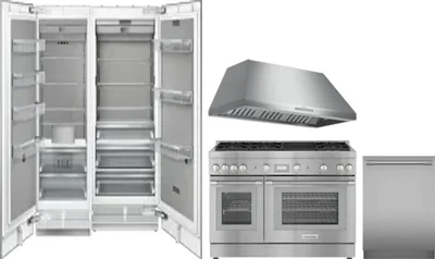5 Piece Package Includes Refrigerator, Freezer, Range, Hood And Dishwasher