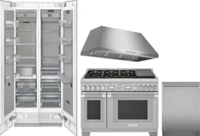 5 Piece Package Includes Refrigerator, Freezer, Range, Hood And Dishwasher