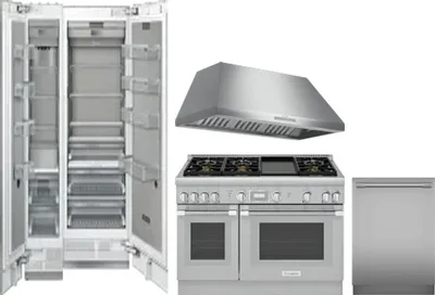 5 Piece Package Includes Refrigerator, Freezer, Range, Hood And Dishwasher