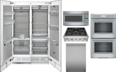 6 Piece Package Includes Refrigerator, Freezer, Cooktop, Wall Oven, Microwave And Dishwasher