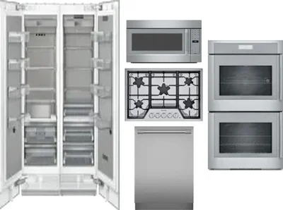 6 Piece Package Includes Refrigerator, Freezer, Cooktop, Wall Oven, Microwave And Dishwasher