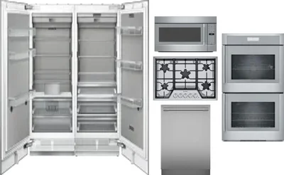 6 Piece Package Includes Refrigerator, Freezer, Cooktop, Wall Oven, Microwave And Dishwasher
