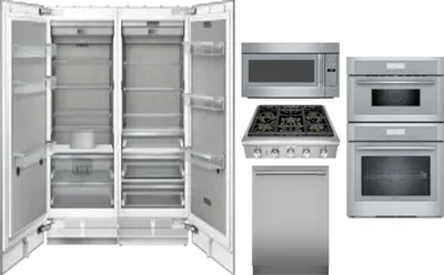 6 Piece Package Includes Refrigerator, Freezer, Cooktop, Wall Oven, Microwave And Dishwasher