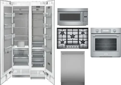 6 Piece Package Includes Refrigerator, Freezer, Cooktop, Wall Oven, Microwave And Dishwasher