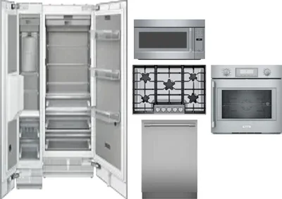 6 Piece Package Includes Refrigerator, Freezer, Cooktop, Wall Oven, Microwave And Dishwasher