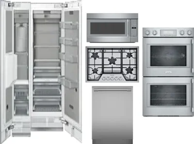 6 Piece Package Includes Refrigerator, Freezer, Cooktop, Wall Oven, Microwave And Dishwasher