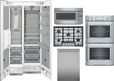 6 Piece Package Includes Refrigerator, Freezer, Cooktop, Wall Oven, Microwave And Dishwasher