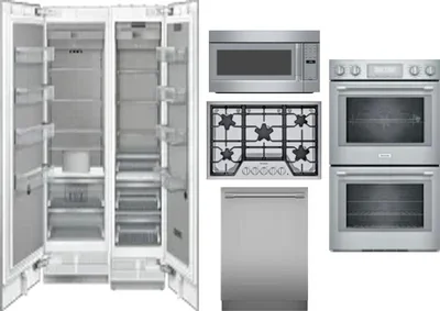 6 Piece Package Includes Refrigerator, Freezer, Cooktop, Wall Oven, Microwave And Dishwasher