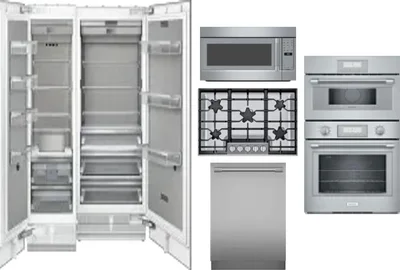 6 Piece Package Includes Refrigerator, Freezer, Cooktop, Wall Oven, Microwave And Dishwasher