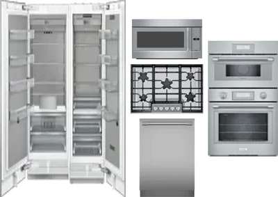 6 Piece Package Includes Refrigerator, Freezer, Cooktop, Wall Oven, Microwave And Dishwasher