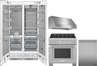5 Piece Package Includes Refrigerator, Freezer, Range, Hood And Dishwasher