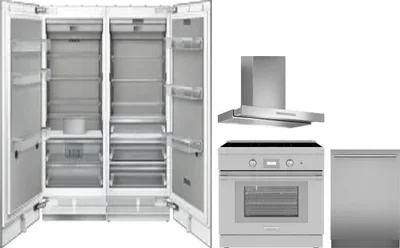5 Piece Package Includes Refrigerator, Freezer, Range, Hood And Dishwasher