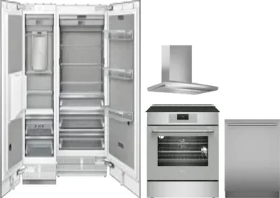 5 Piece Package Includes Refrigerator, Freezer, Range, Hood And Dishwasher