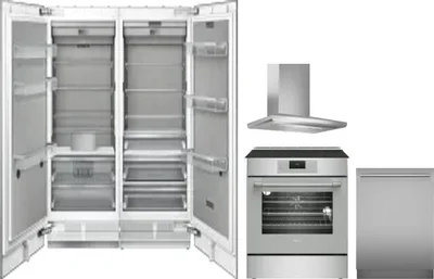 5 Piece Package Includes Refrigerator, Freezer, Range, Hood And Dishwasher