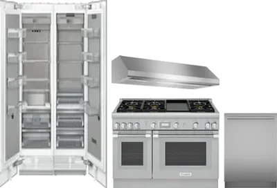 5 Piece Package Includes Refrigerator, Freezer, Range, Hood And Dishwasher