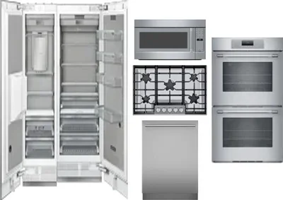 6 Piece Package Includes Refrigerator, Freezer, Cooktop, Wall Oven, Microwave And Dishwasher