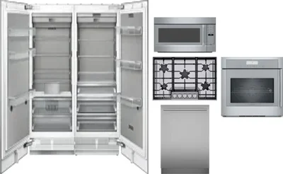 6 Piece Package Includes Refrigerator, Freezer, Cooktop, Wall Oven, Microwave And Dishwasher