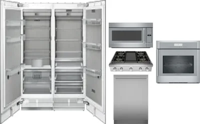 6 Piece Package Includes Refrigerator, Freezer, Cooktop, Wall Oven, Microwave And Dishwasher