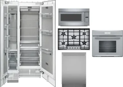 6 Piece Package Includes Refrigerator, Freezer, Cooktop, Wall Oven, Microwave And Dishwasher
