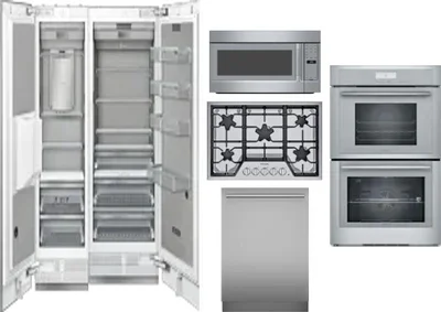 6 Piece Package Includes Refrigerator, Freezer, Cooktop, Wall Oven, Microwave And Dishwasher