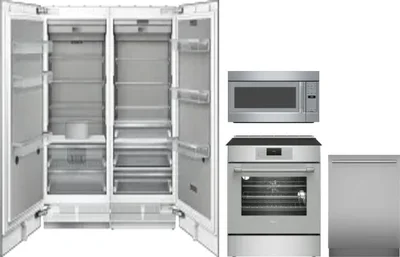 5 Piece Package Includes Refrigerator, Freezer, Range, Microwave And Dishwasher