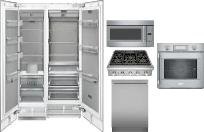 6 Piece Package Includes Refrigerator, Freezer, Cooktop, Wall Oven, Microwave And Dishwasher