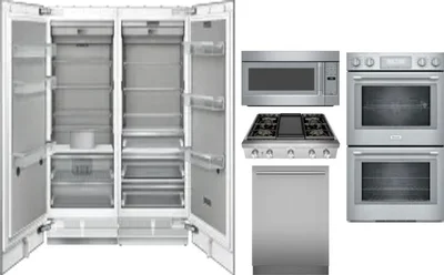 6 Piece Package Includes Refrigerator, Freezer, Cooktop, Wall Oven, Microwave And Dishwasher