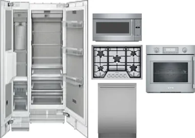 6 Piece Package Includes Refrigerator, Freezer, Cooktop, Wall Oven, Microwave And Dishwasher
