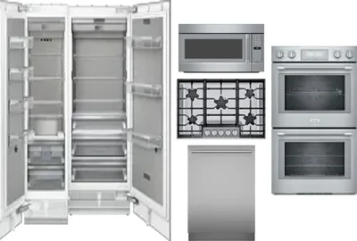 6 Piece Package Includes Refrigerator, Freezer, Cooktop, Wall Oven, Microwave And Dishwasher
