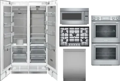 6 Piece Package Includes Refrigerator, Freezer, Cooktop, Wall Oven, Microwave And Dishwasher