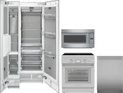 5 Piece Package Includes Refrigerator, Freezer, Range, Microwave And Dishwasher