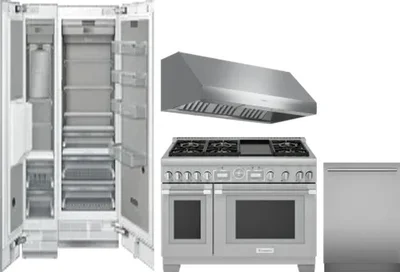 5 Piece Package Includes Refrigerator, Freezer, Range, Hood And Dishwasher