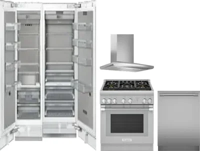 5 Piece Package Includes Refrigerator, Freezer, Range, Hood And Dishwasher