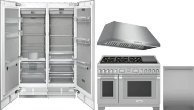 5 Piece Package Includes Refrigerator, Freezer, Range, Hood And Dishwasher