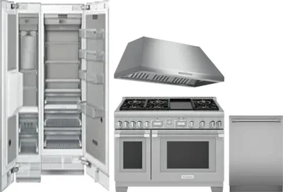 5 Piece Package Includes Refrigerator, Freezer, Range, Hood And Dishwasher