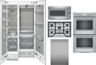 6 Piece Package Includes Refrigerator, Freezer, Cooktop, Wall Oven, Microwave And Dishwasher