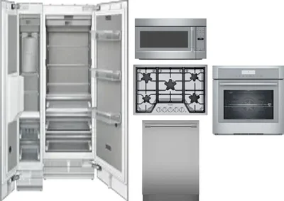 6 Piece Package Includes Refrigerator, Freezer, Cooktop, Wall Oven, Microwave And Dishwasher