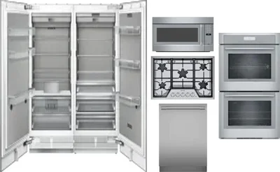 6 Piece Package Includes Refrigerator, Freezer, Cooktop, Wall Oven, Microwave And Dishwasher