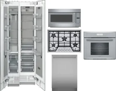 6 Piece Package Includes Refrigerator, Freezer, Cooktop, Wall Oven, Microwave And Dishwasher