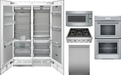 6 Piece Package Includes Refrigerator, Freezer, Cooktop, Wall Oven, Microwave And Dishwasher