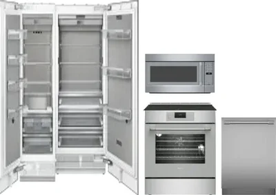 5 Piece Package Includes Refrigerator, Freezer, Range, Microwave And Dishwasher