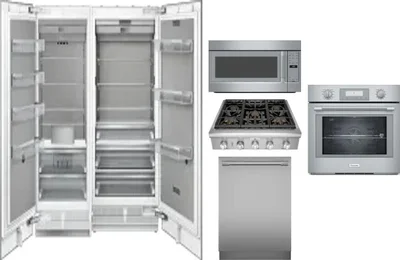 6 Piece Package Includes Refrigerator, Freezer, Cooktop, Wall Oven, Microwave And Dishwasher
