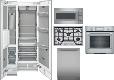 6 Piece Package Includes Refrigerator, Freezer, Cooktop, Wall Oven, Microwave And Dishwasher