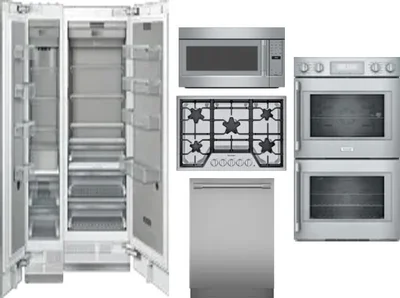 6 Piece Package Includes Refrigerator, Freezer, Cooktop, Wall Oven, Microwave And Dishwasher
