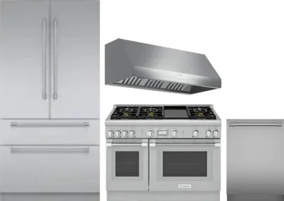 4 Piece Package Includes Refrigerator, Range, Hood And Dishwasher