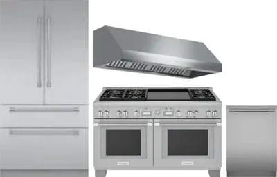 4 Piece Package Includes Refrigerator, Range, Hood And Dishwasher