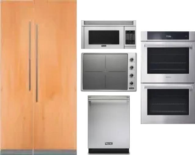 6 Piece Package Includes Refrigerator, Freezer, Cooktop, Wall Oven, Microwave And Dishwasher